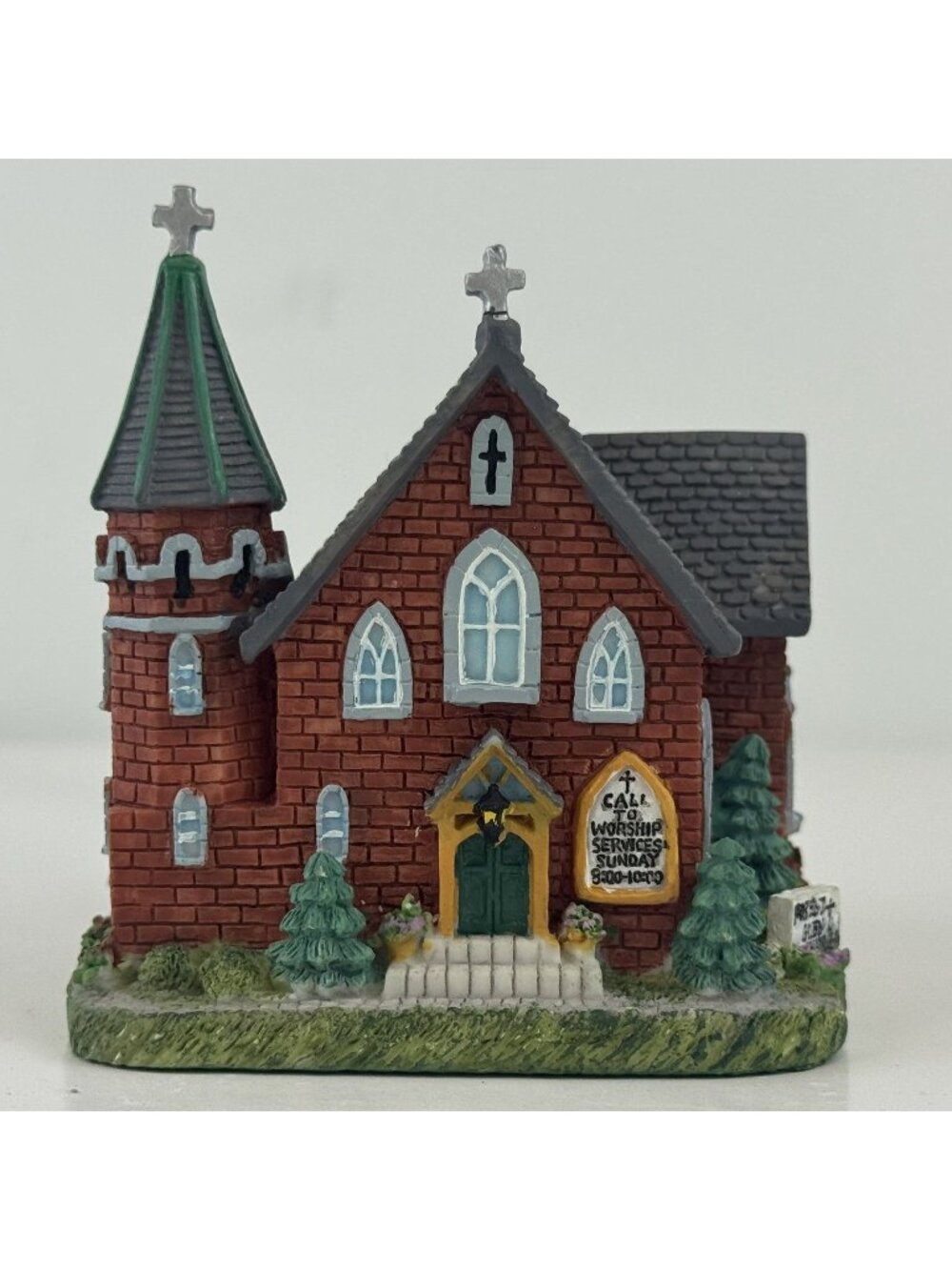 Vintage 1999 Liberty Falls Miniature Village Forest Glen Church AH194
